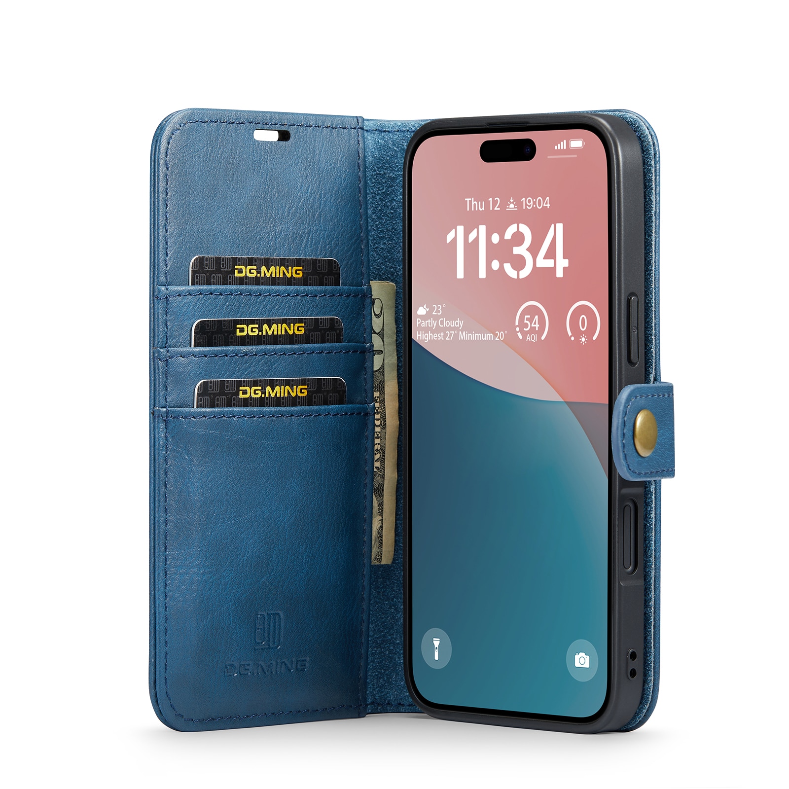 iPhone 17 Magnet Wallet Blue