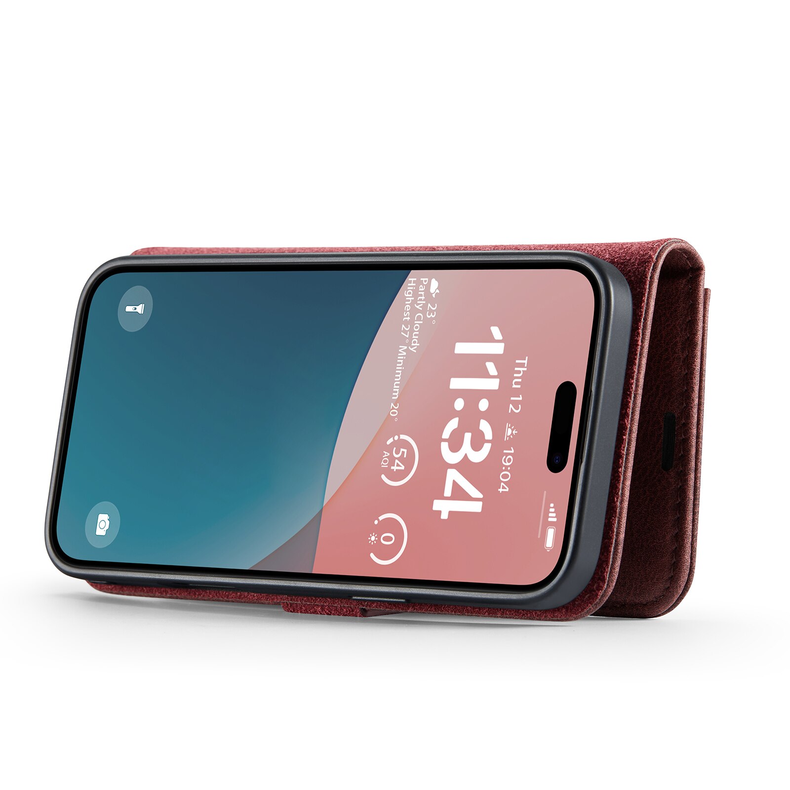 iPhone 17 Magnet Wallet Red