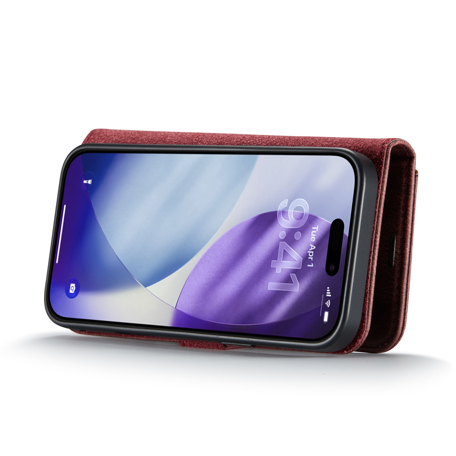 iPhone 17 Pro Max Magnet Wallet Red