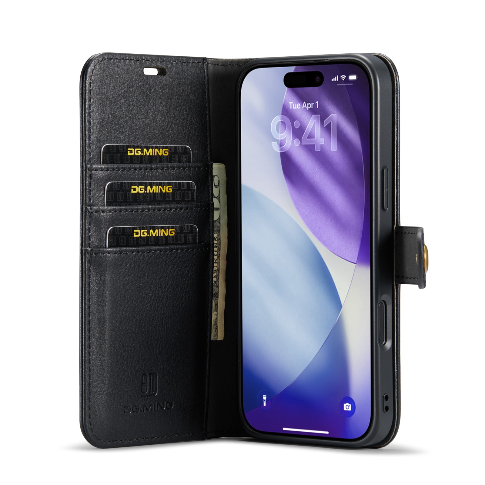 iPhone 17 Pro Max Magnet Wallet Black