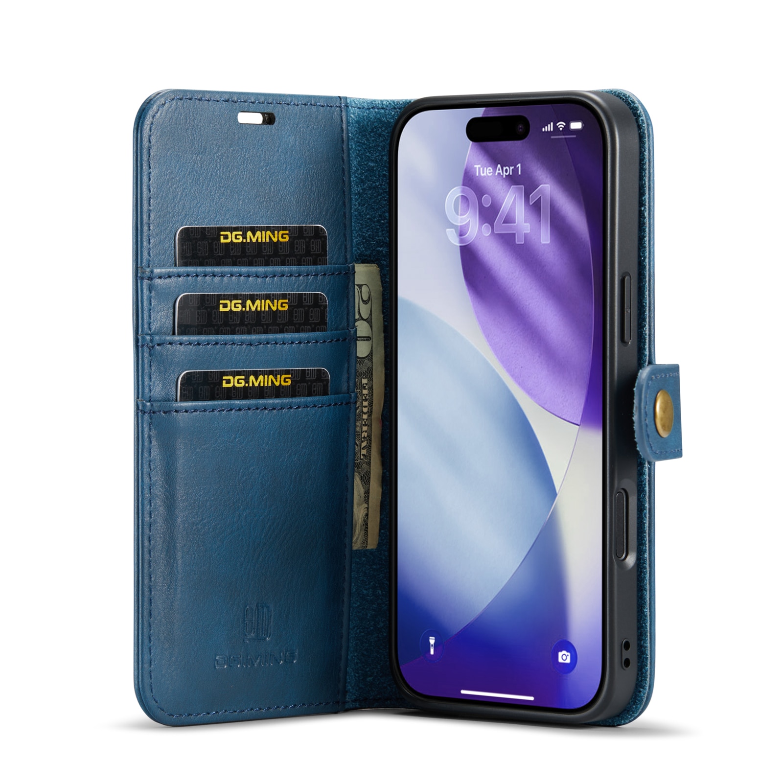 iPhone 17 Pro Max Magnet Wallet Blue