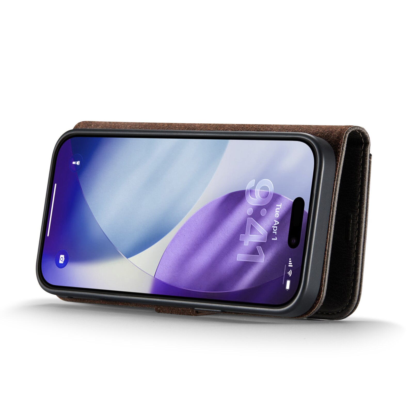 iPhone 17 Pro Max Magnet Wallet Brown