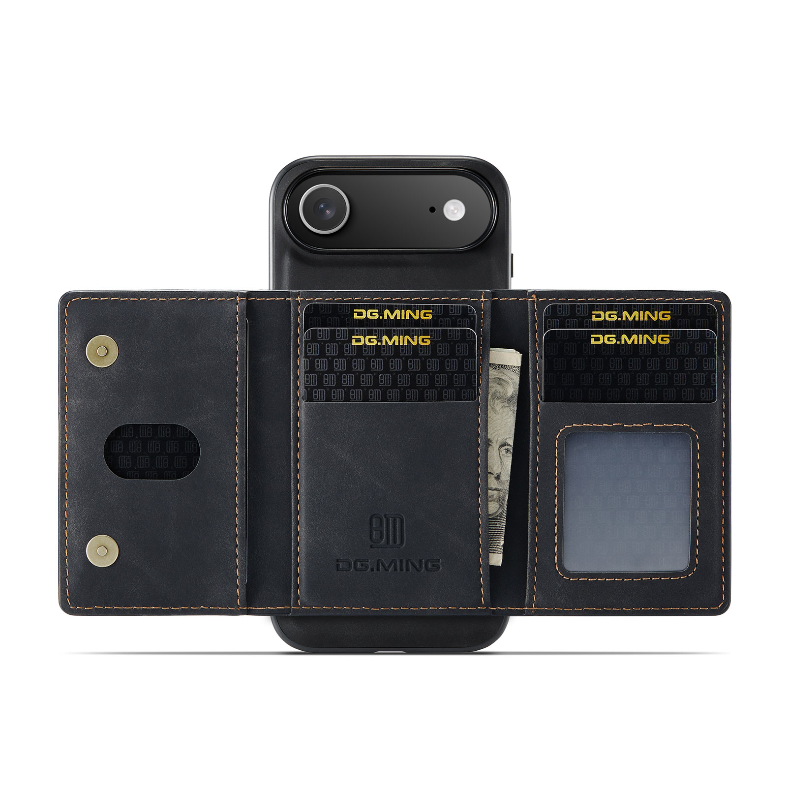 iPhone 17 Air Magnetic Card Slot Case Black