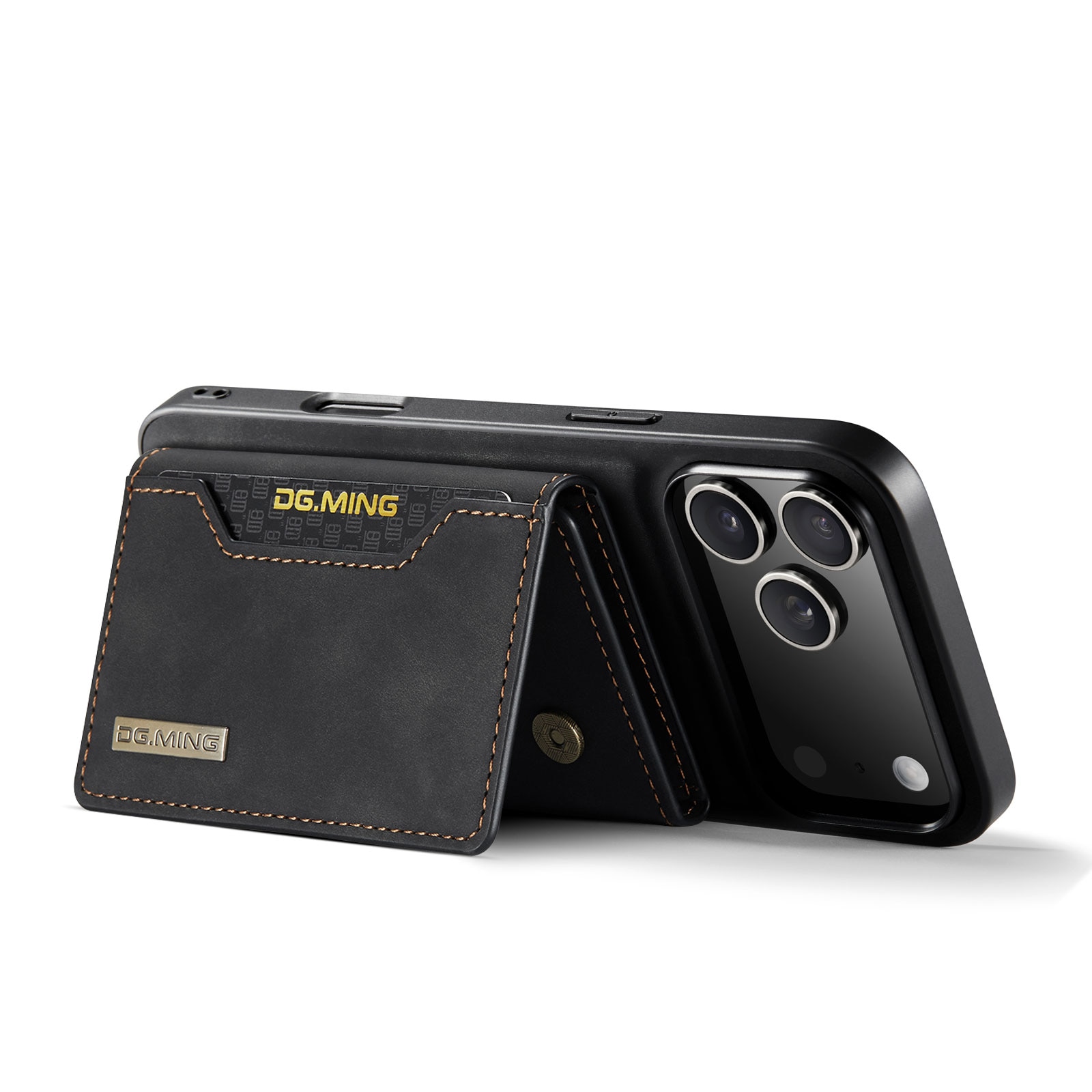 iPhone 17 Pro Magnetic Card Slot Case Black