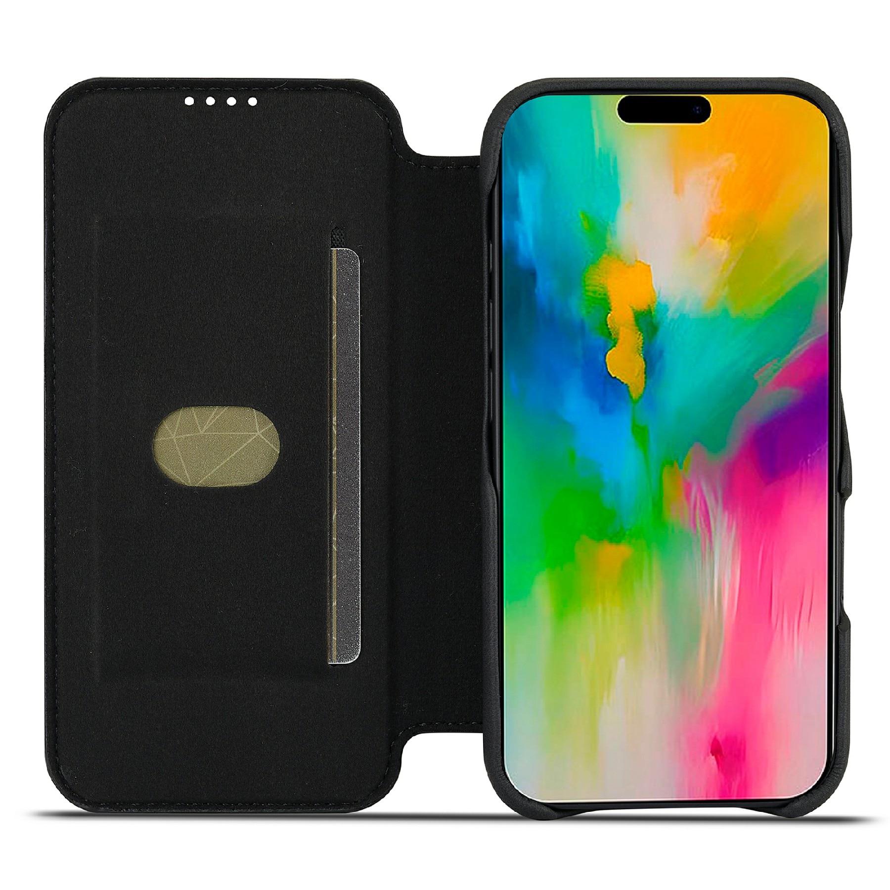 iPhone 17 Slim Wallet Case Black