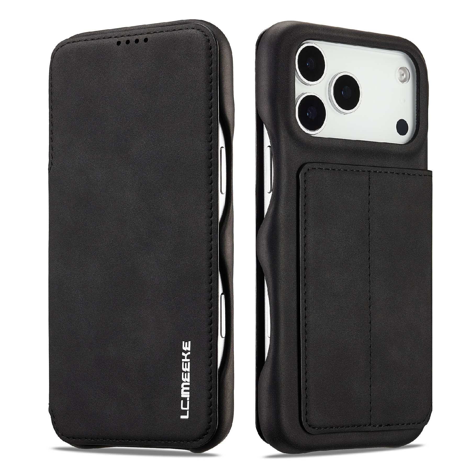 iPhone 17 Pro Slim Wallet Case Black