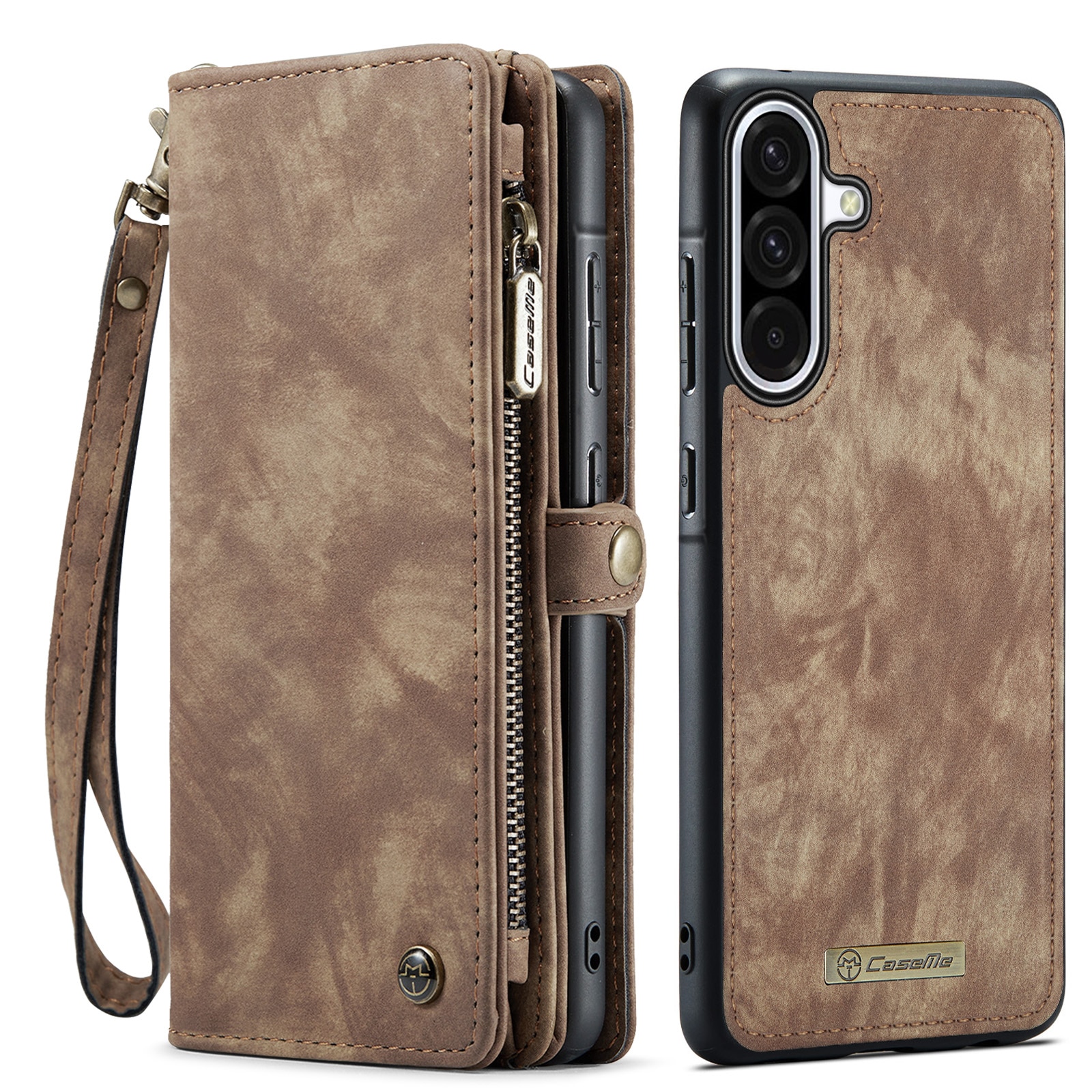 Samsung Galaxy A17 Multi-slot Wallet Case Brown