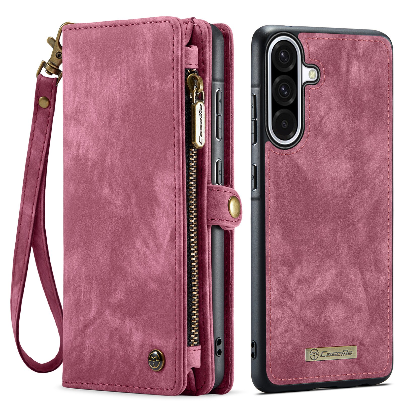 Samsung Galaxy A17 Multi-slot Wallet Case Red