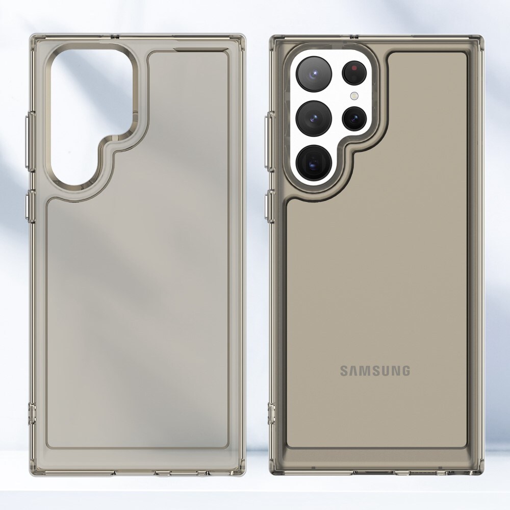 Samsung Galaxy S23 Ultra Crystal Hybrid Case Grey