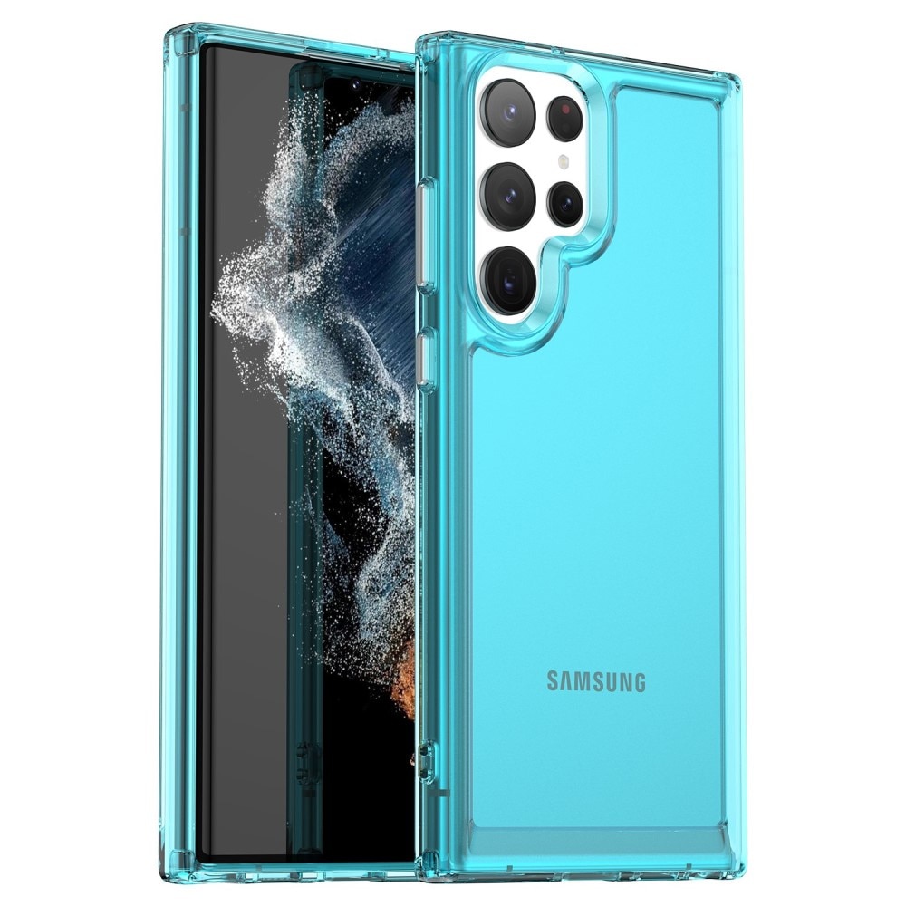 Samsung Galaxy S23 Ultra Crystal Hybrid Case Blue
