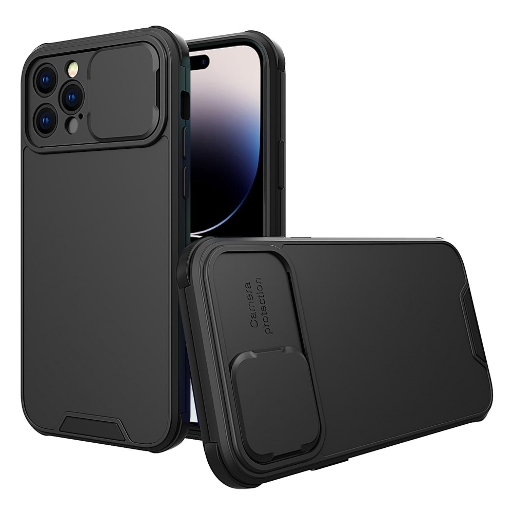 iPhone 14 Pro Case with Camera Protection Black