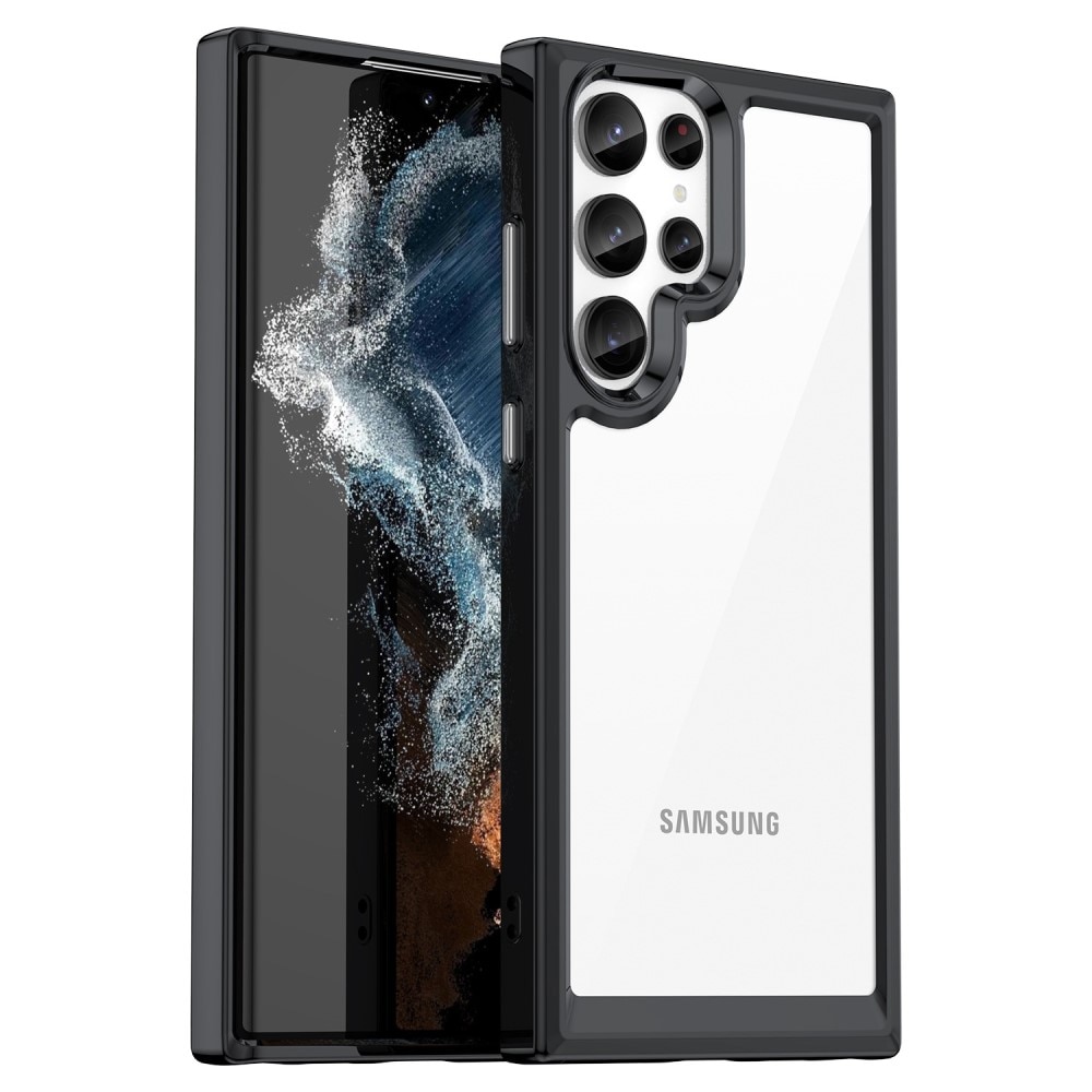 Samsung Galaxy S23 Ultra Crystal Hybrid Case Black