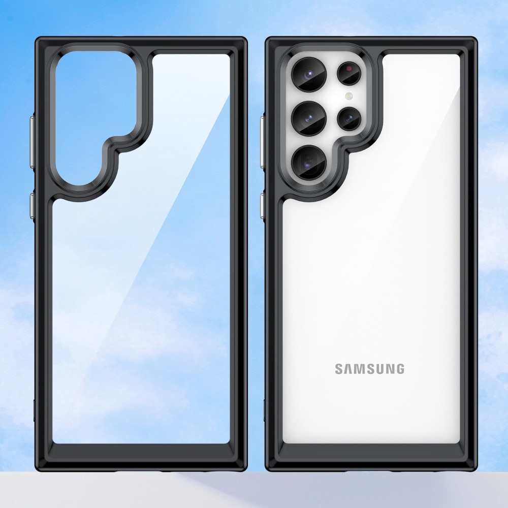 Samsung Galaxy S23 Ultra Crystal Hybrid Case Black