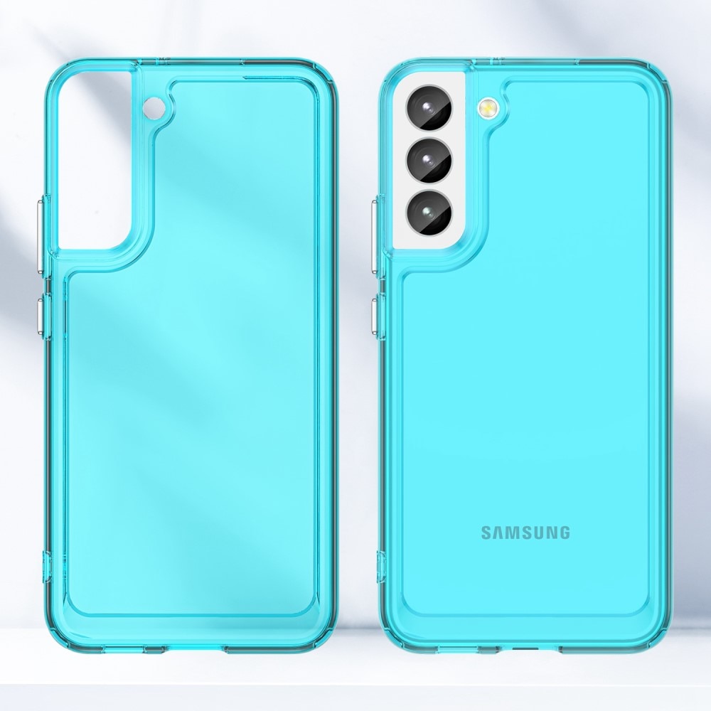Samsung Galaxy S23 Crystal Hybrid Case Blue