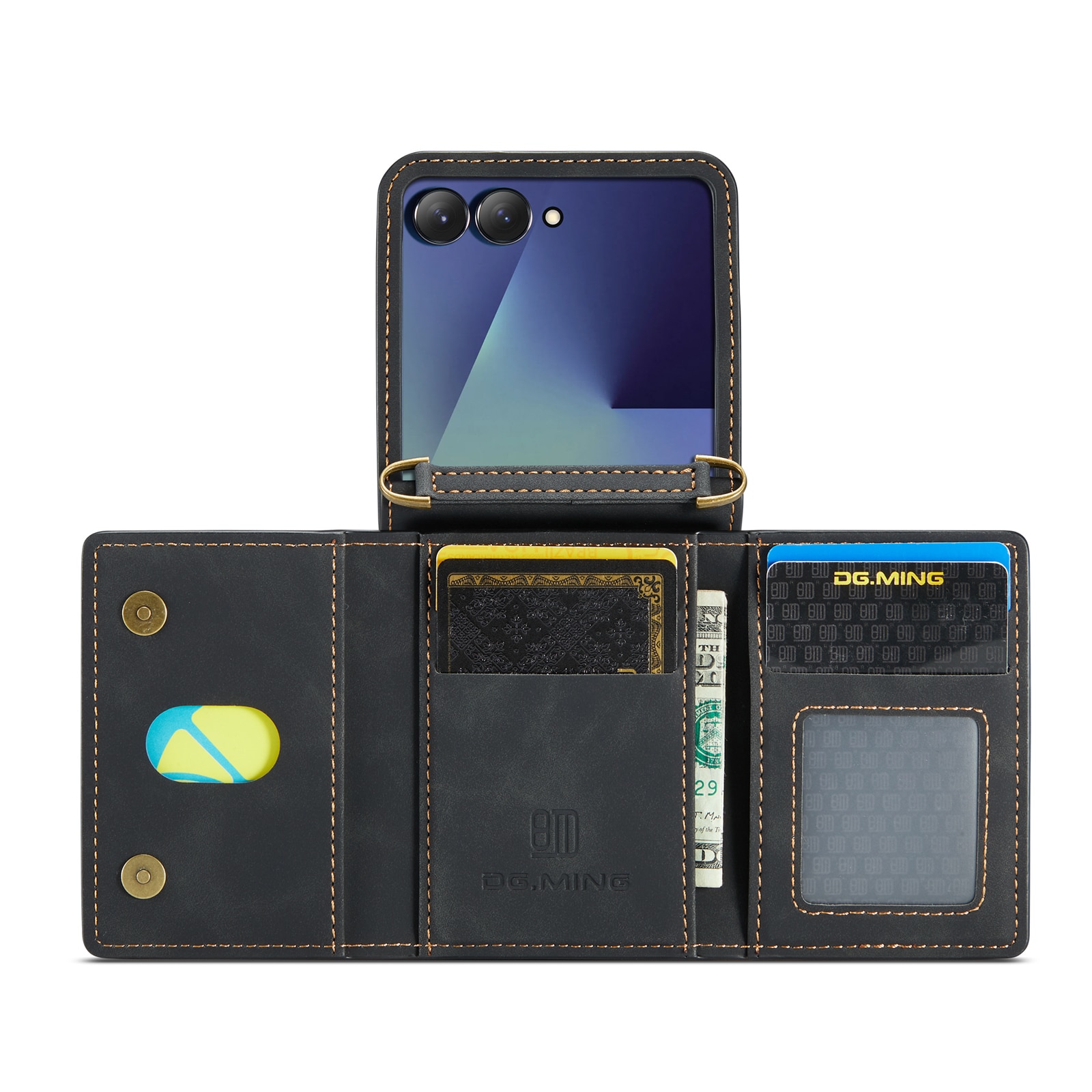 Samsung Galaxy Z Flip 7 Card Slot Case Black