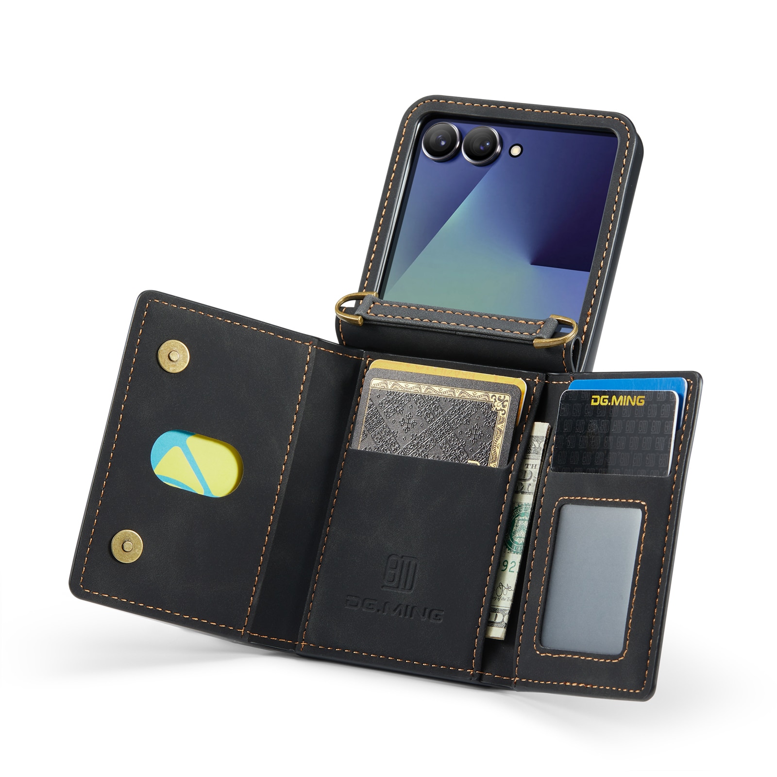 Samsung Galaxy Z Flip 7 Card Slot Case Black