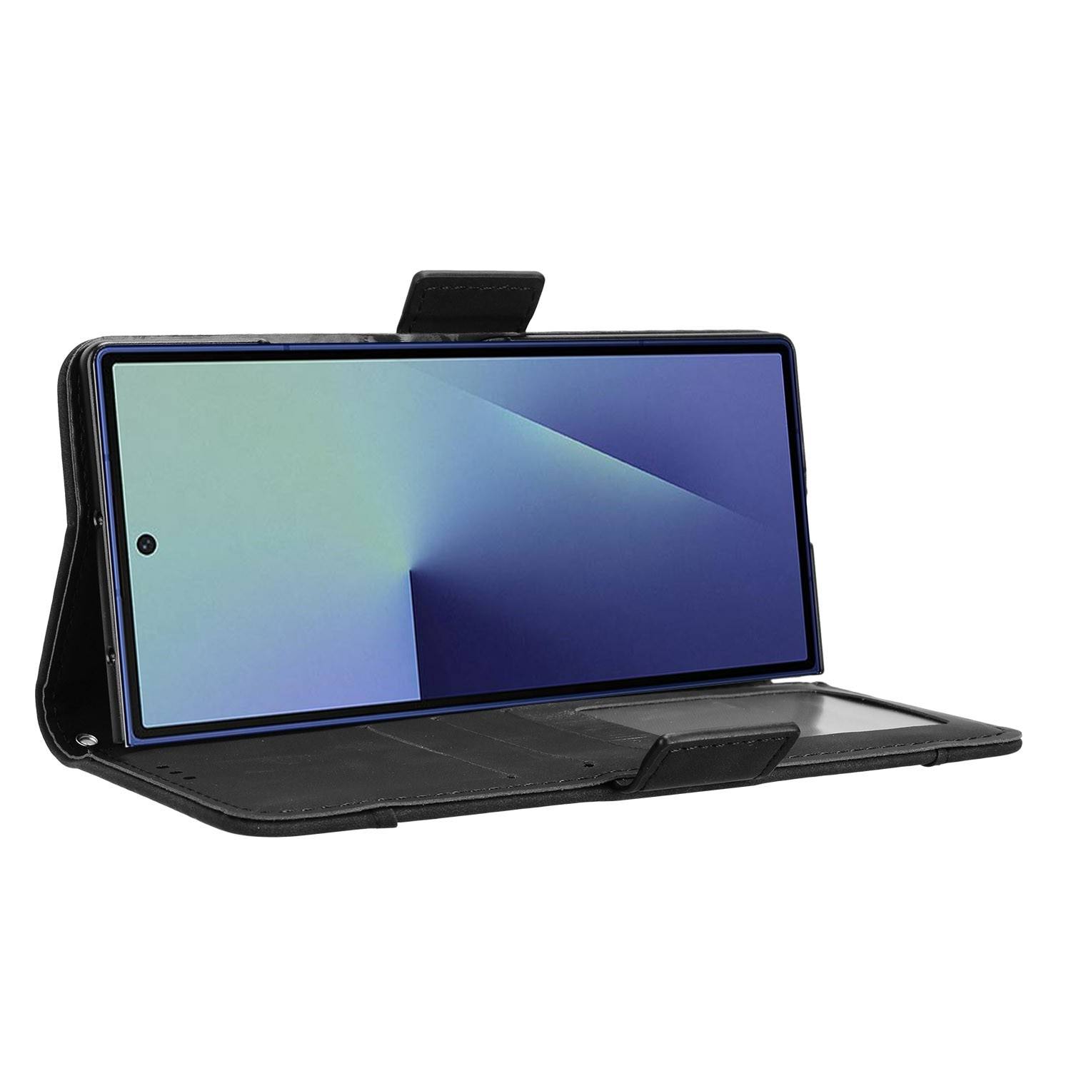 Samsung Galaxy Z Fold 7 Multi Wallet Case w. S-pen holder Black