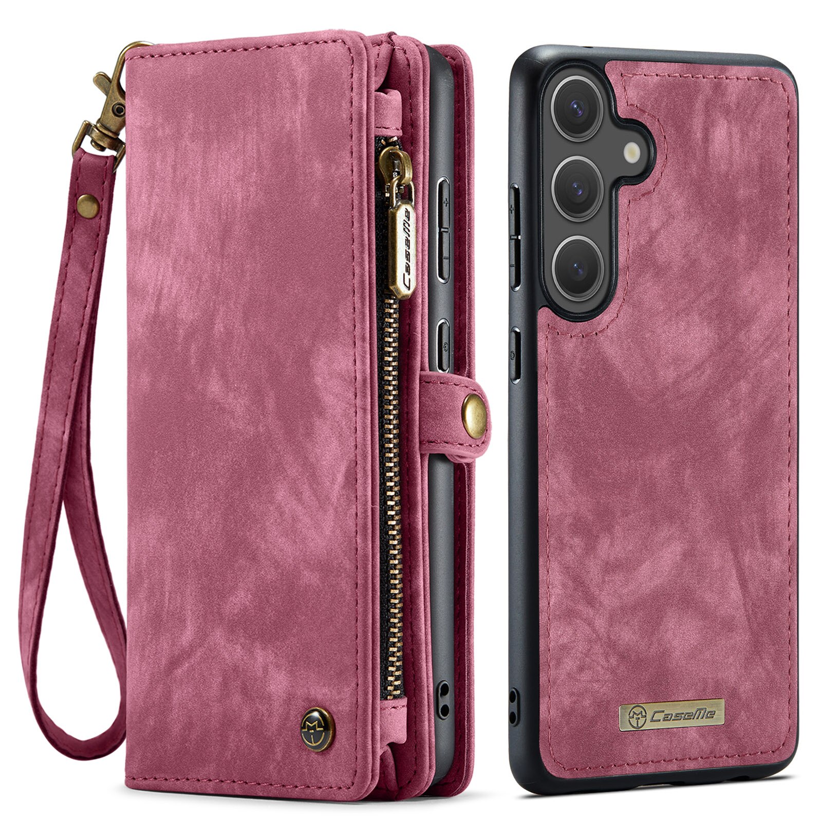 Samsung Galaxy S25 FE Multi-slot Wallet Case Red