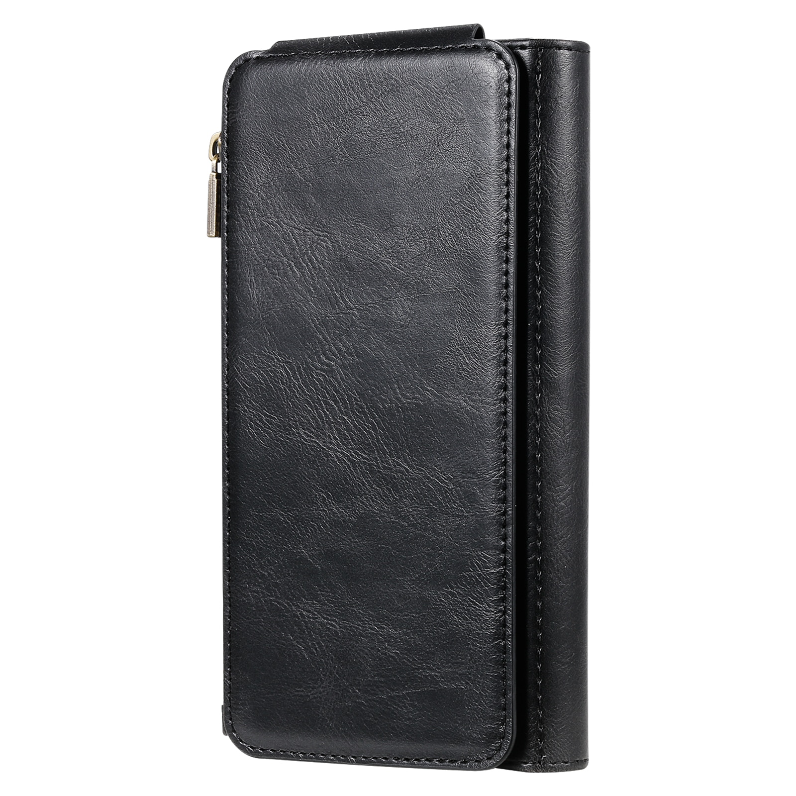 iPhone 17 Pro Max Magnet Leather Multi Wallet Black