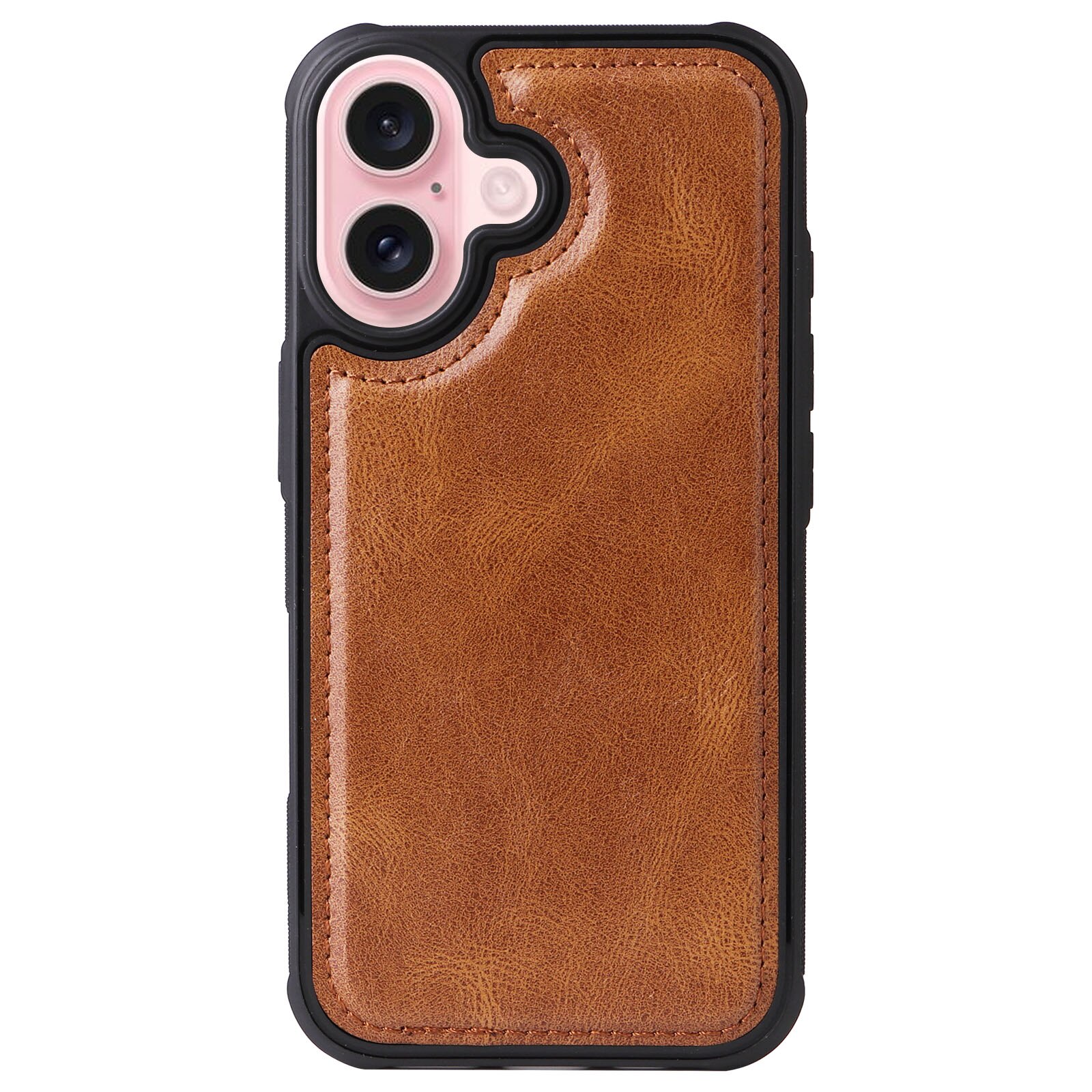 iPhone 17 Magnet Leather Multi Wallet Brown