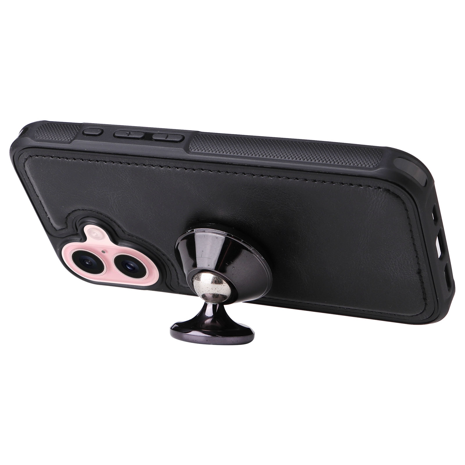 iPhone 17 Magnet Leather Multi Wallet Black