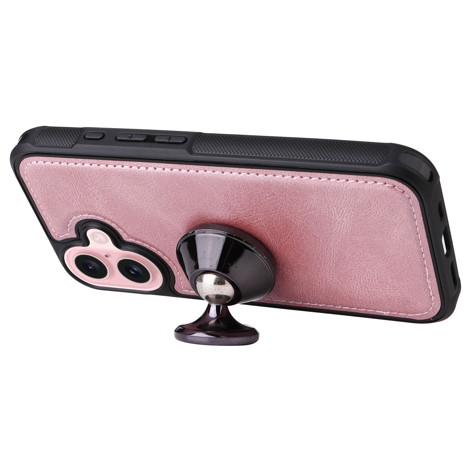 iPhone 17 Magnet Leather Multi Wallet Pink