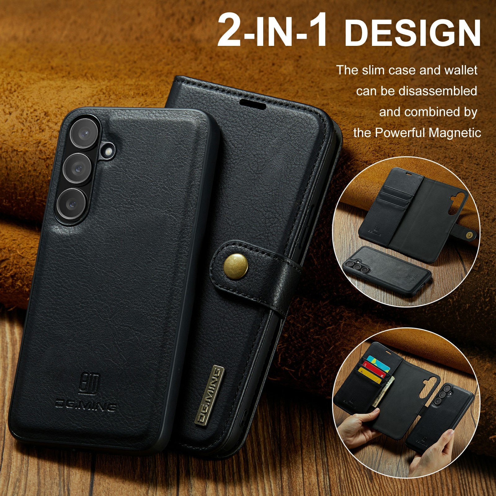 Samsung Galaxy S25 FE Magnet Wallet Black