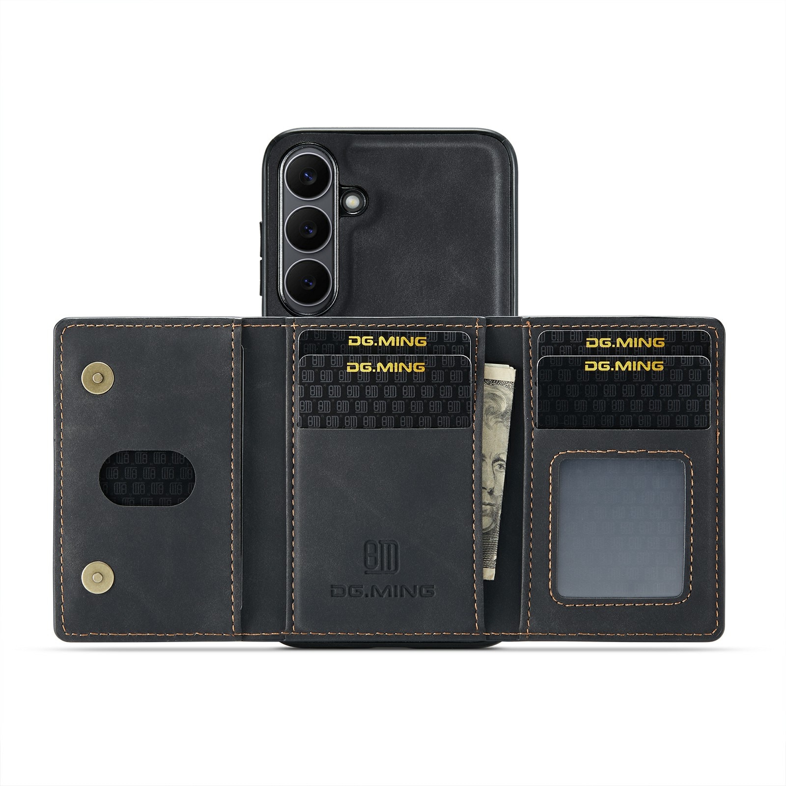 Samsung Galaxy S25 FE Magnetic Card Slot Case Black