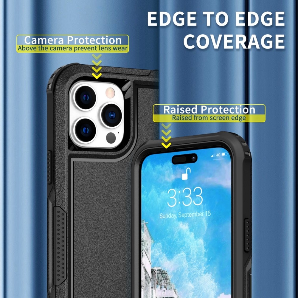 iPhone 14 Pro Extra Full Cover Case Black