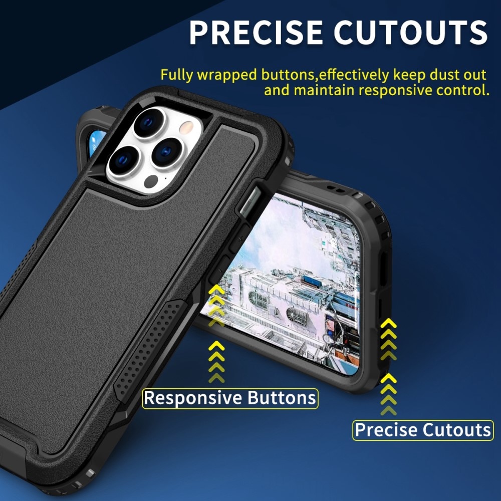 iPhone 14 Pro Max Extra Full Cover Case Black