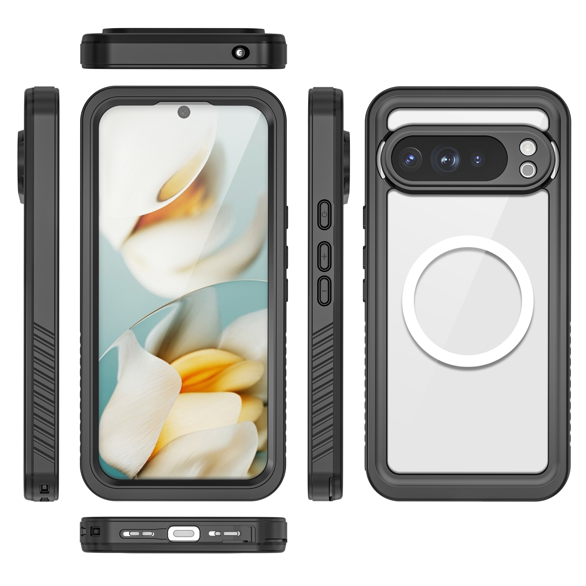 Google Pixel 10 Pro XL Waterproof Case Transparent