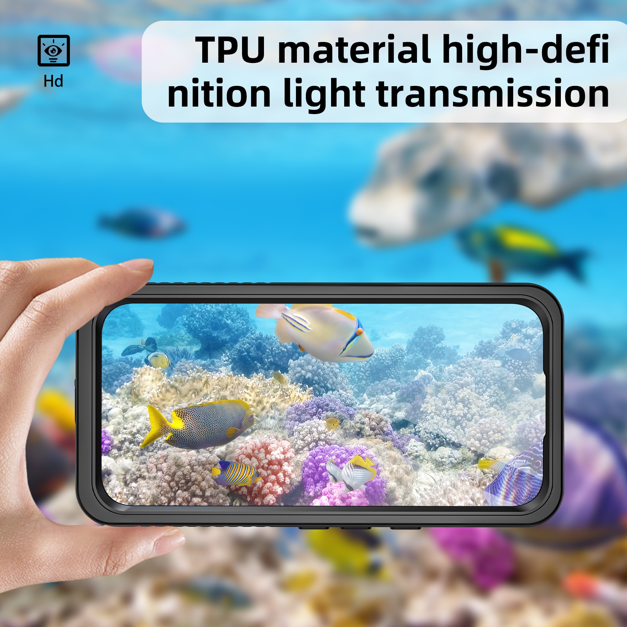 Google Pixel 10 Pro XL Waterproof Case Transparent