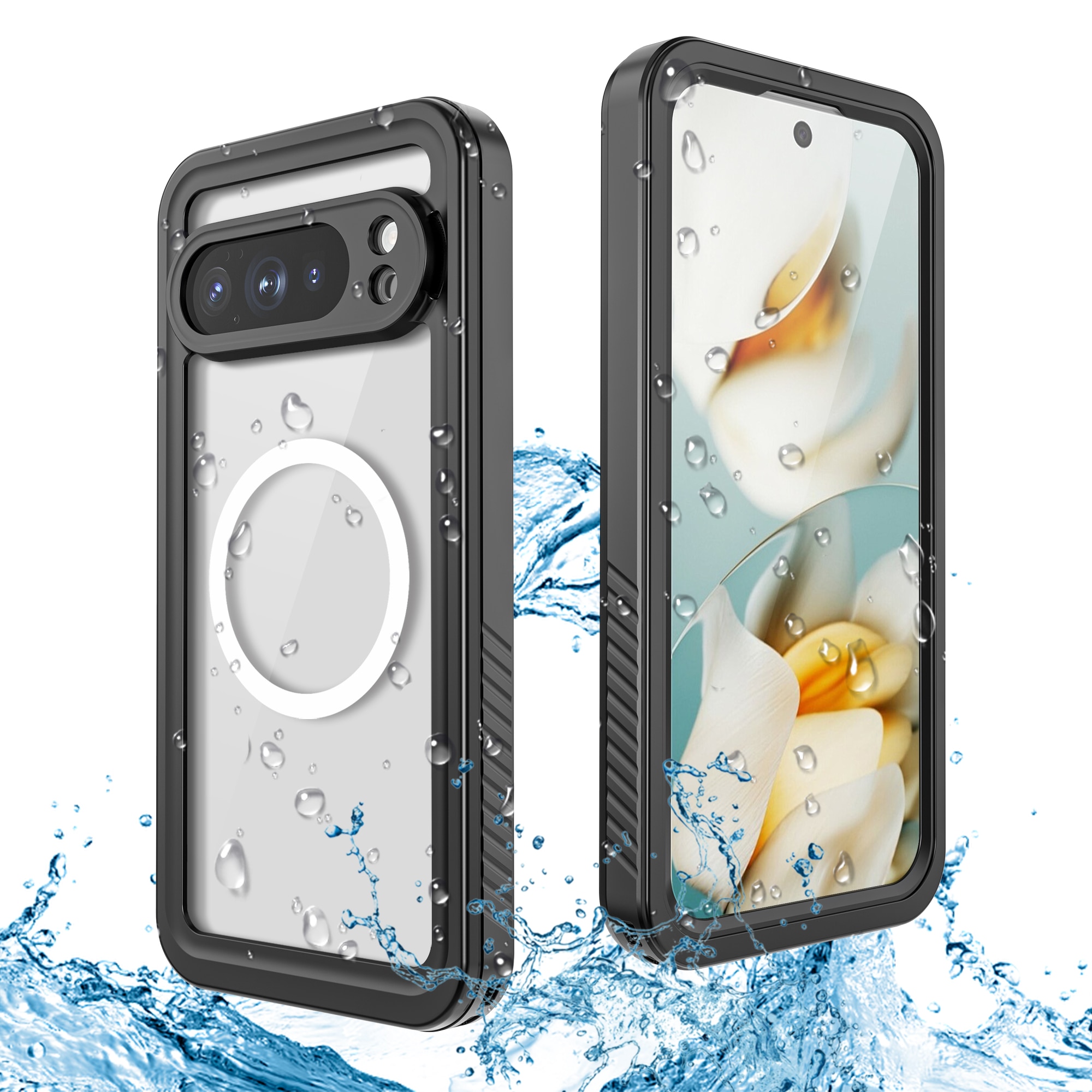 Google Pixel 10 Pro XL Waterproof Case Transparent