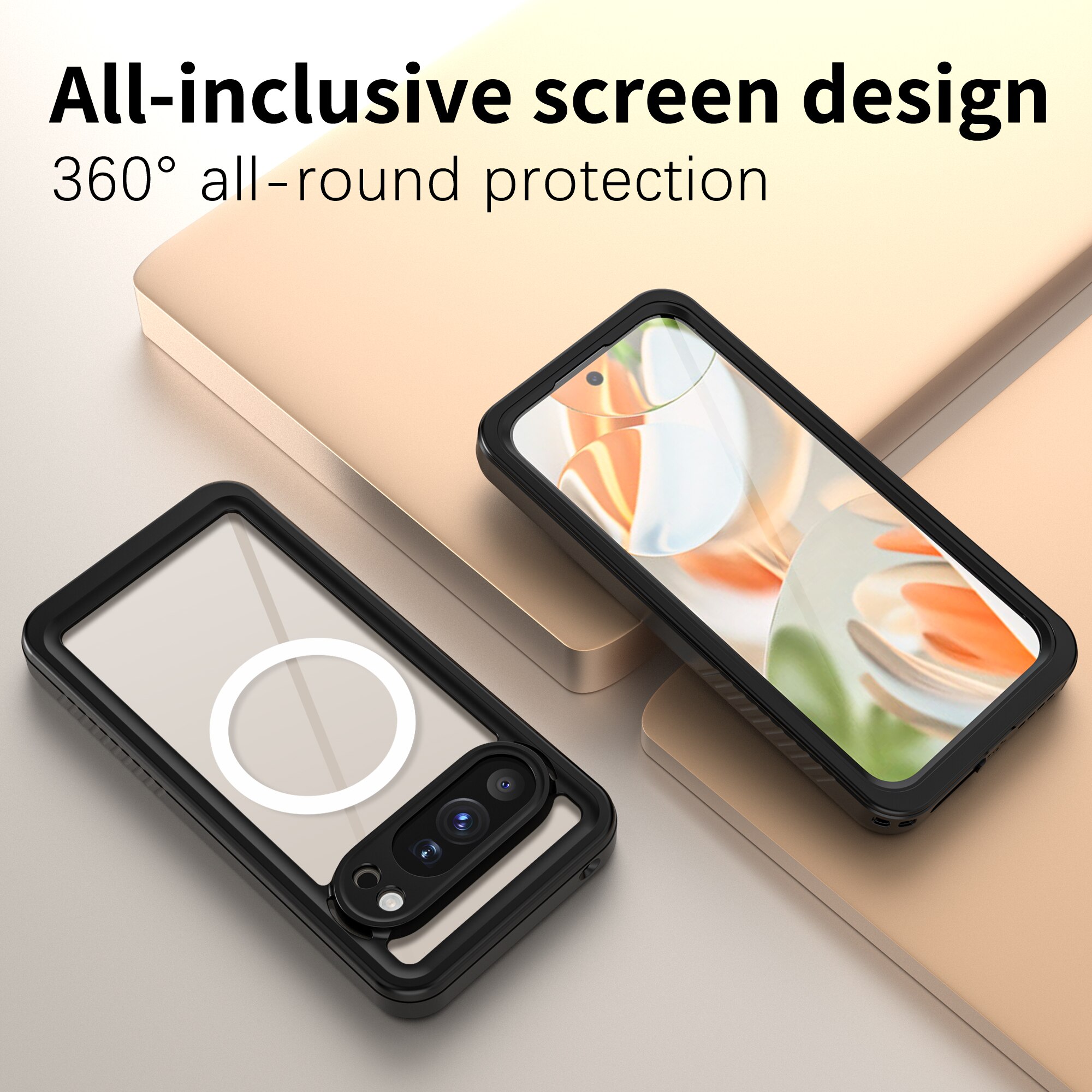 Google Pixel 10 Pro Waterproof Case Transparent