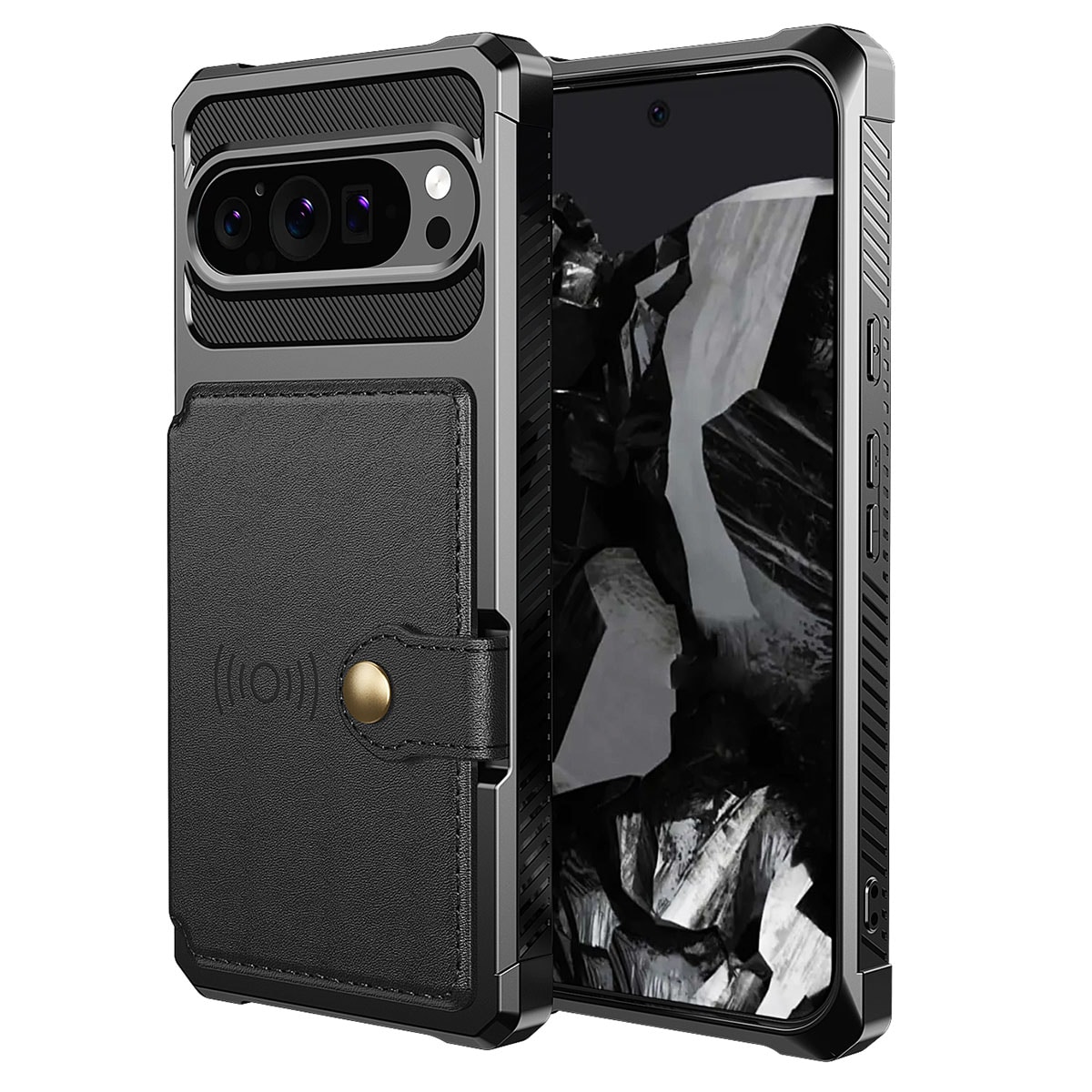 Google Pixel 10 Pro Tough Multi-slot Case Black