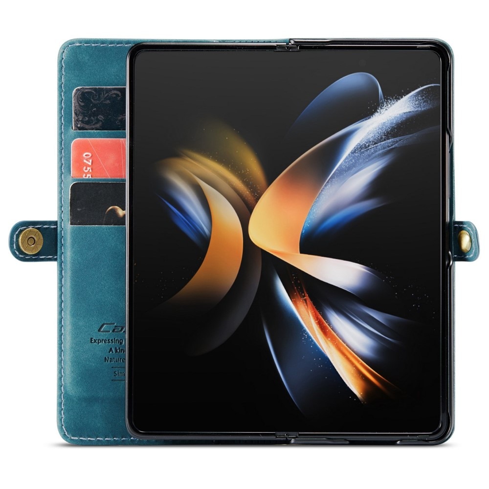 Samsung Galaxy Z Fold 4 Slim Wallet Case blue