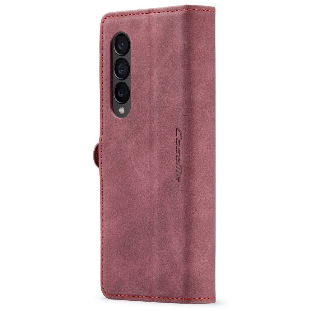 Samsung Galaxy Z Fold 4 Slim Wallet Case red