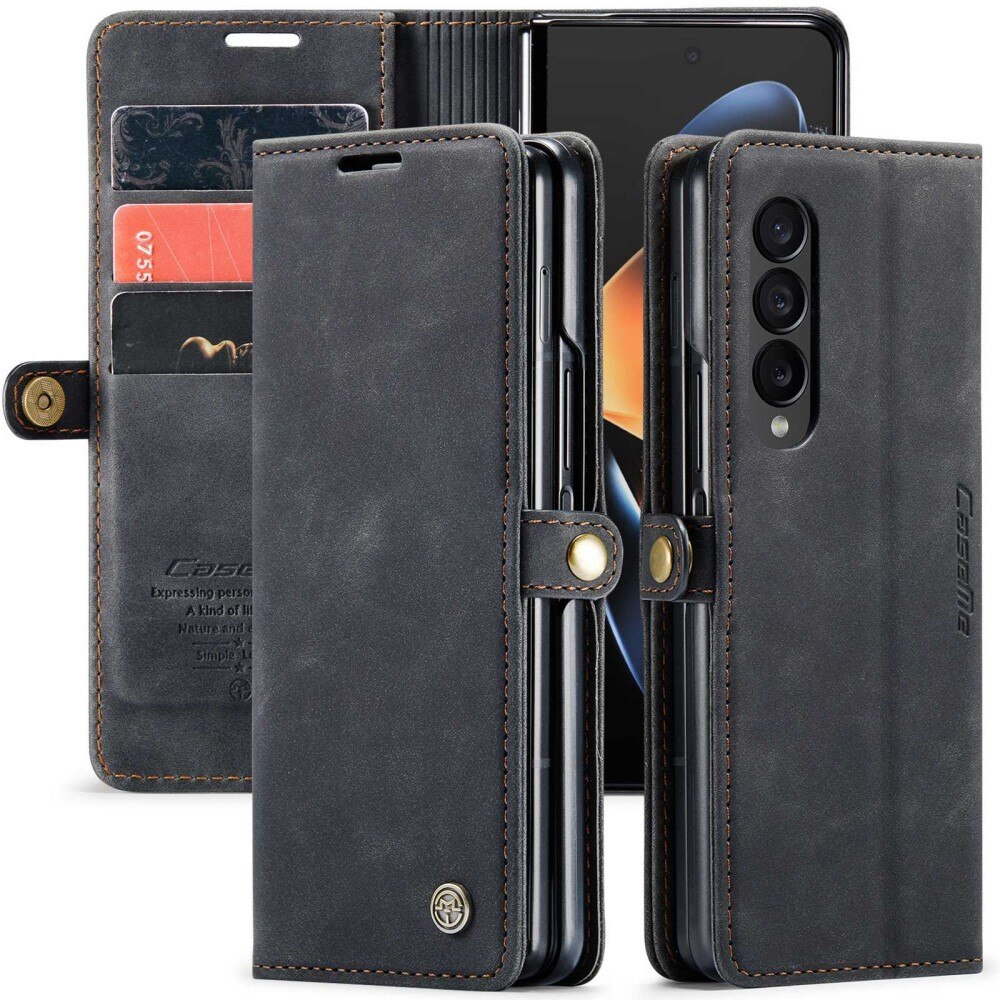 Samsung Galaxy Z Fold 4 Slim Wallet Case black