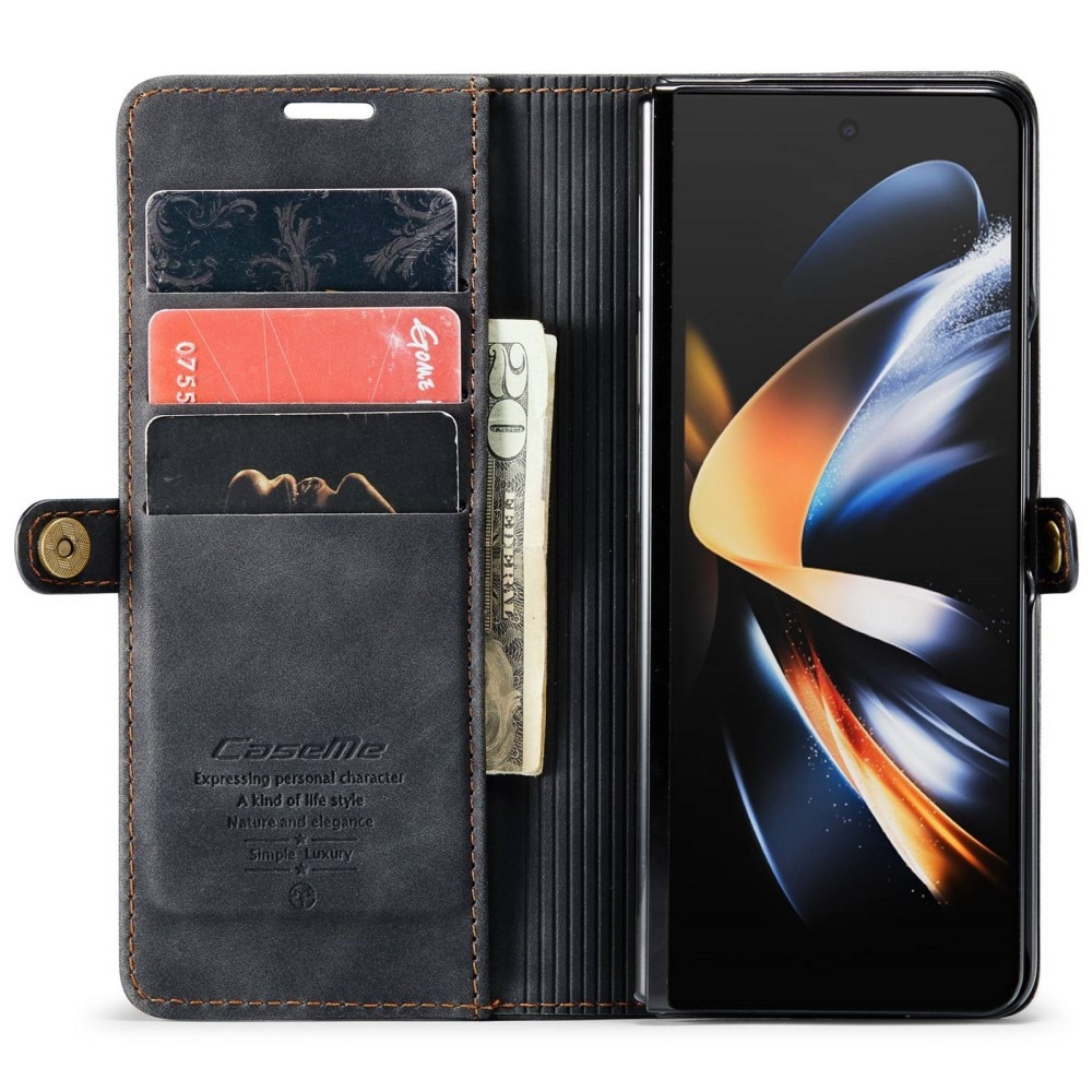 Samsung Galaxy Z Fold 4 Slim Wallet Case black