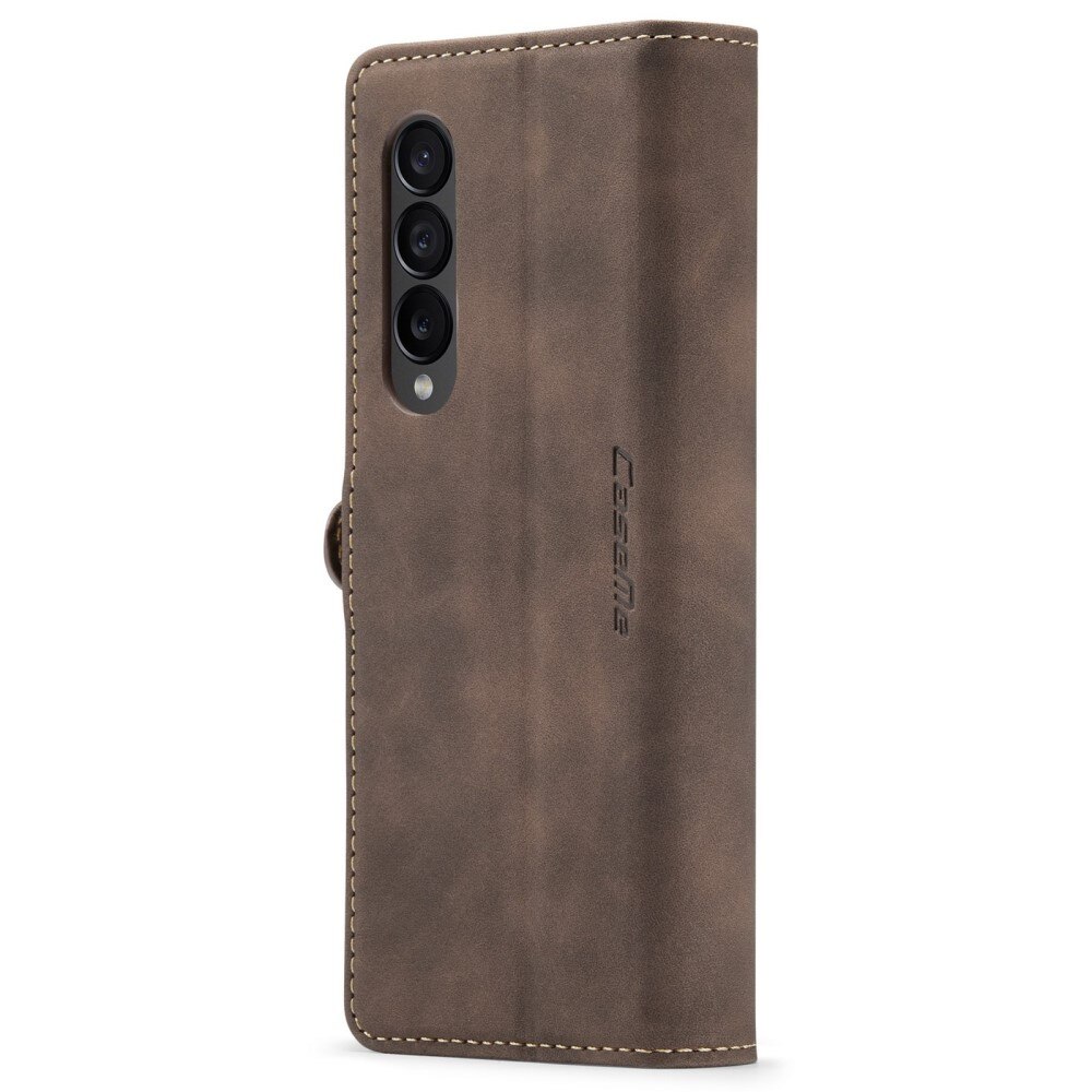 Samsung Galaxy Z Fold 4 Slim Wallet Case brown