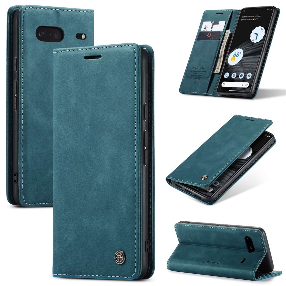 Google Pixel 7 Slim Wallet Case blue