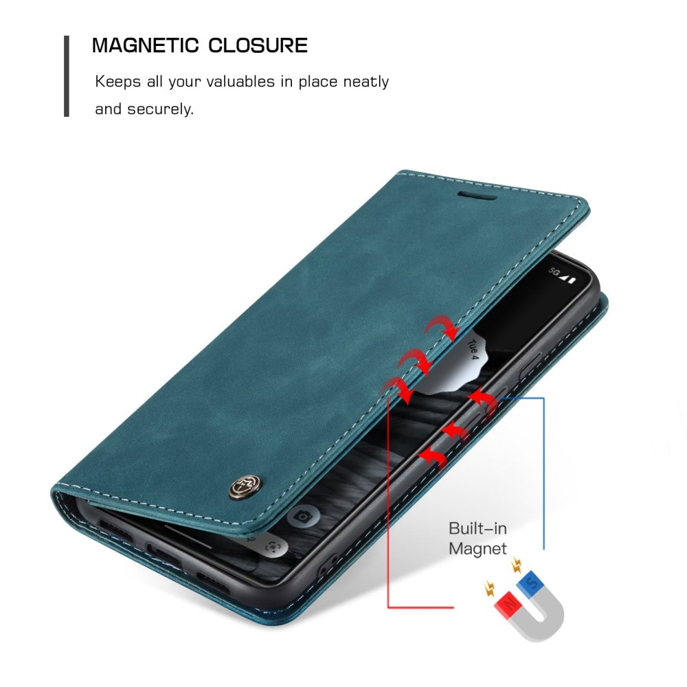 Google Pixel 7 Slim Wallet Case blue