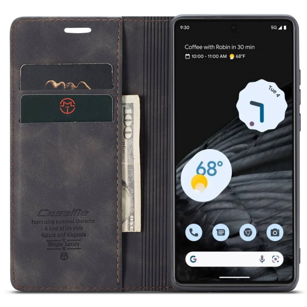 Google Pixel 7 Slim Wallet Case Black