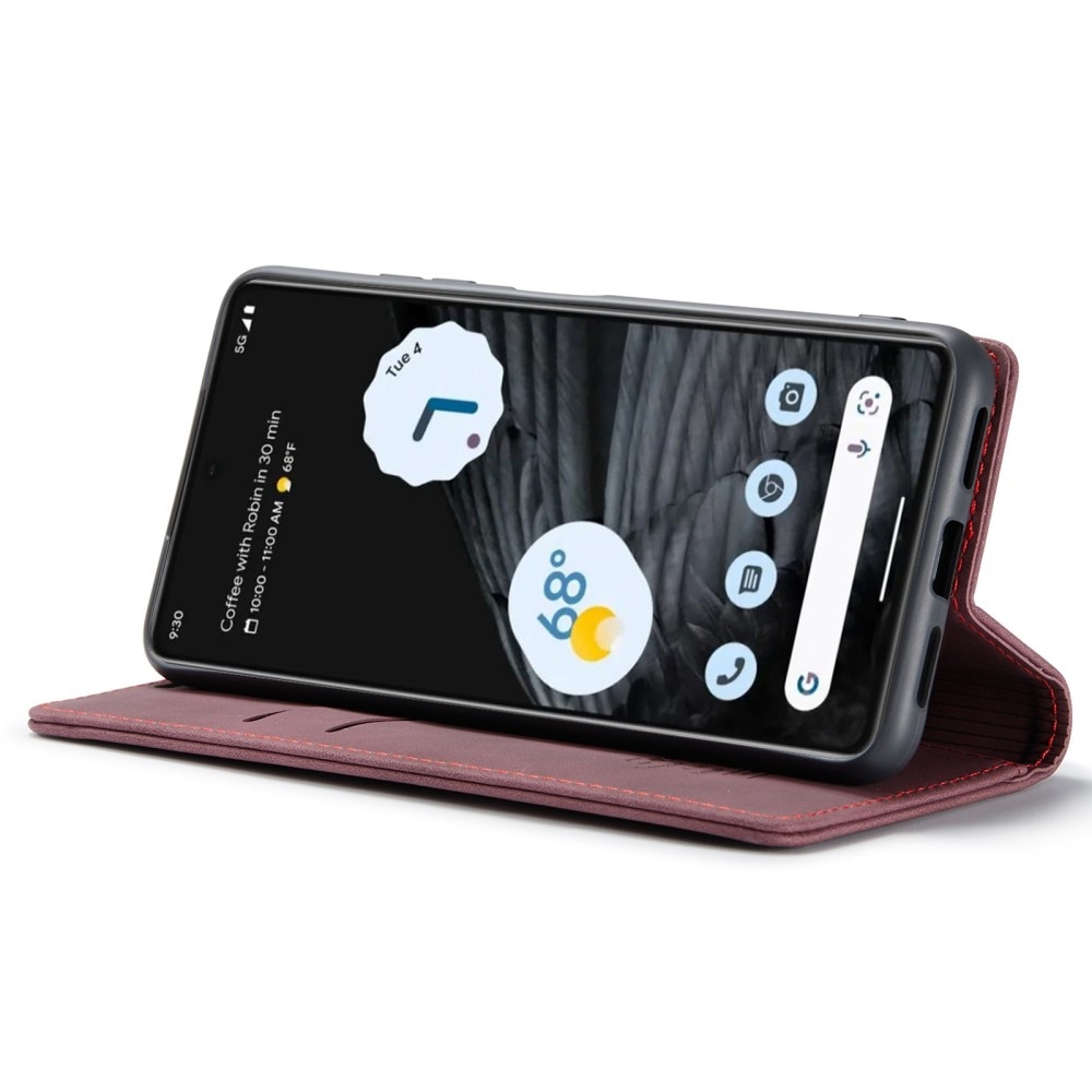 Google Pixel 7 Slim Wallet Case Red