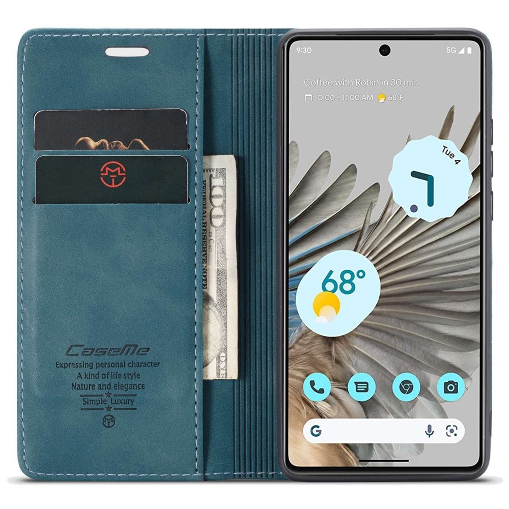 Google Pixel 7 Pro Slim Wallet Case blue