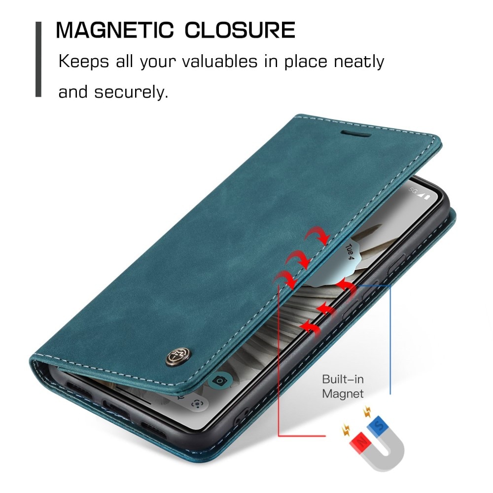 Google Pixel 7 Pro Slim Wallet Case blue