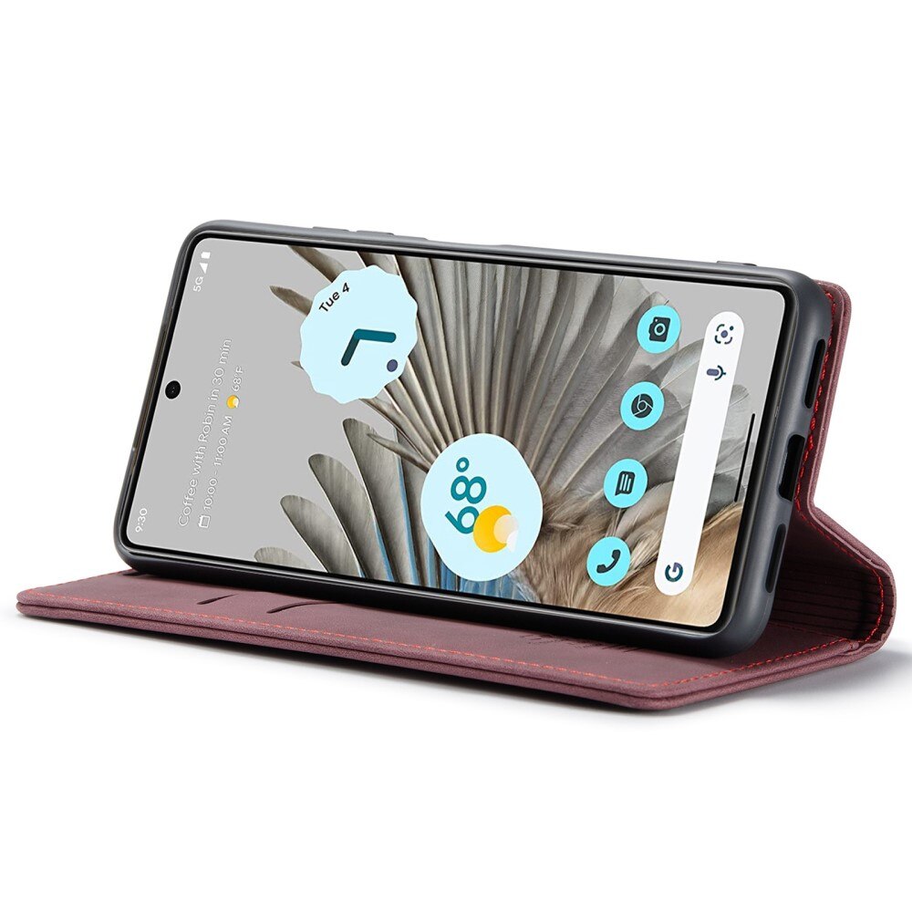 Google Pixel 7 Pro Slim Wallet Case Red