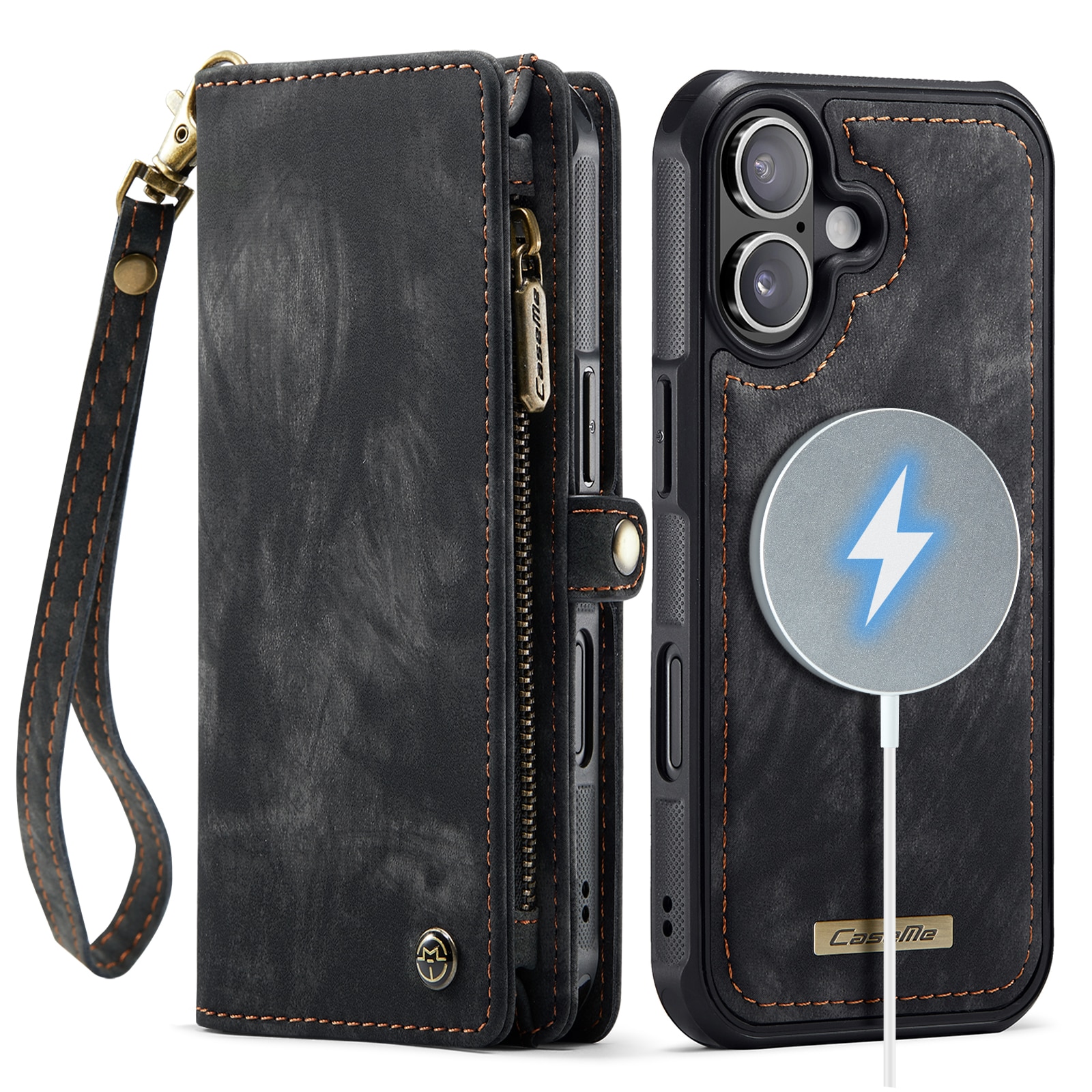 iPhone 17 Multi-slot Wallet Case Grey