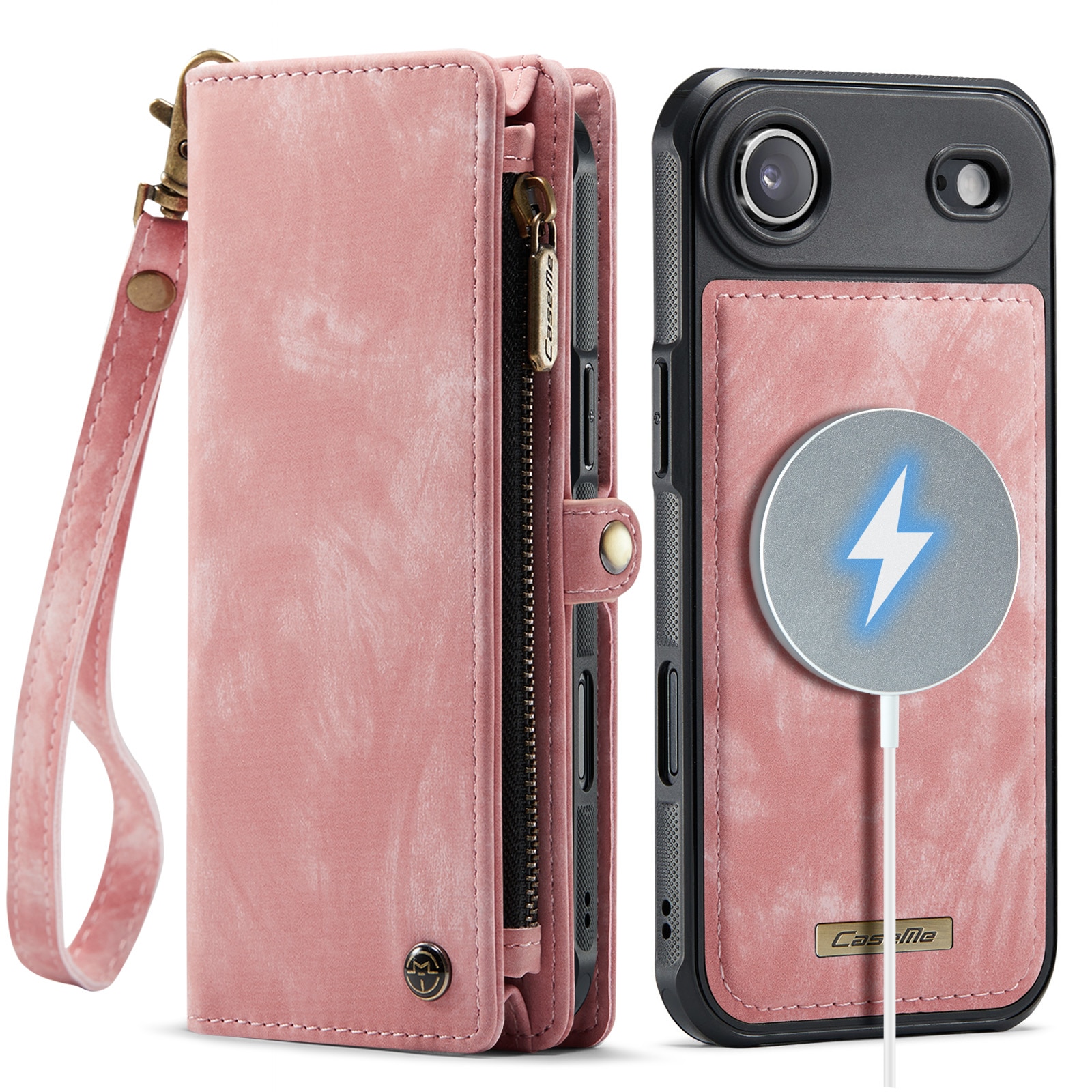 iPhone Air Multi-slot Wallet Case Pink