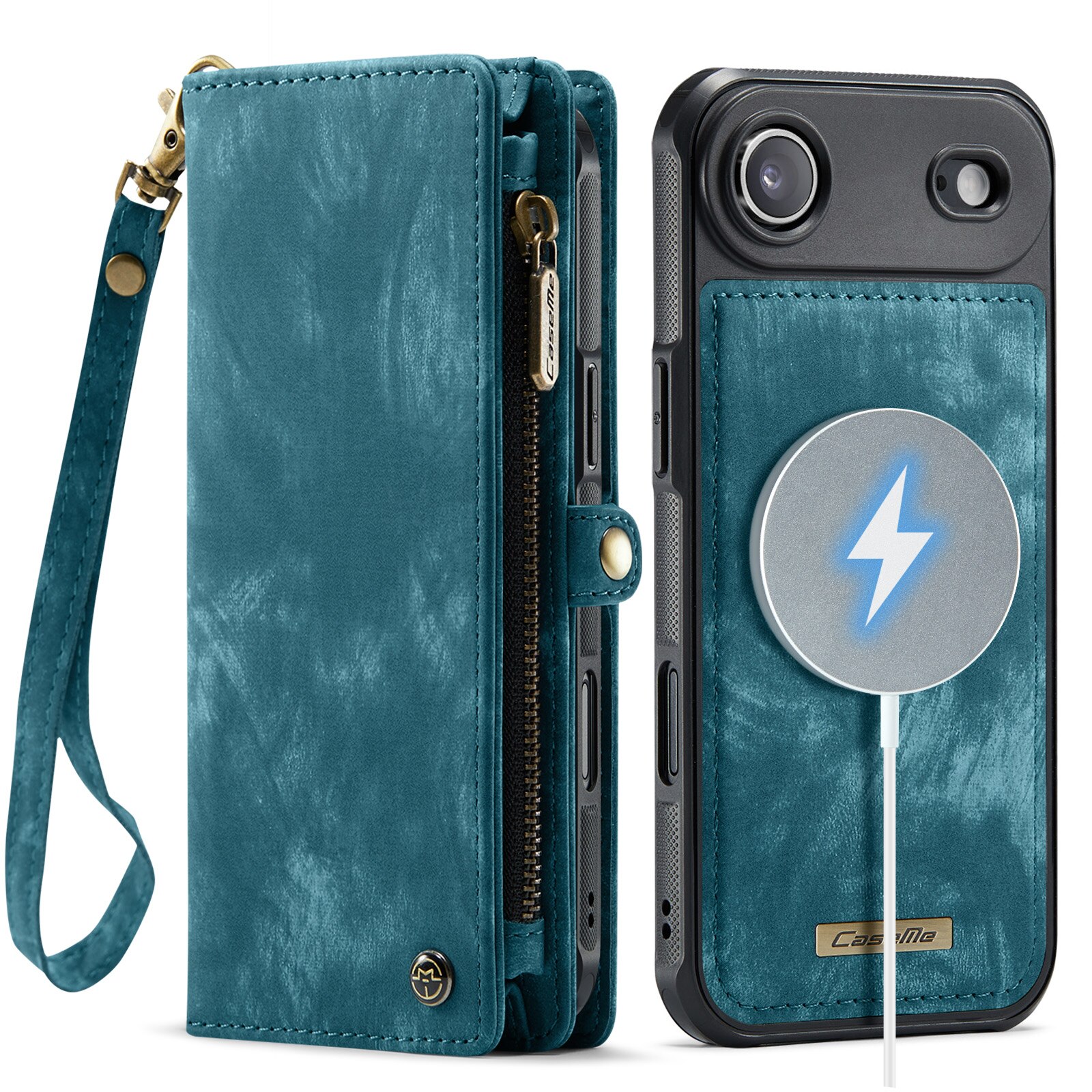 iPhone Air Multi-slot Wallet Case Blue
